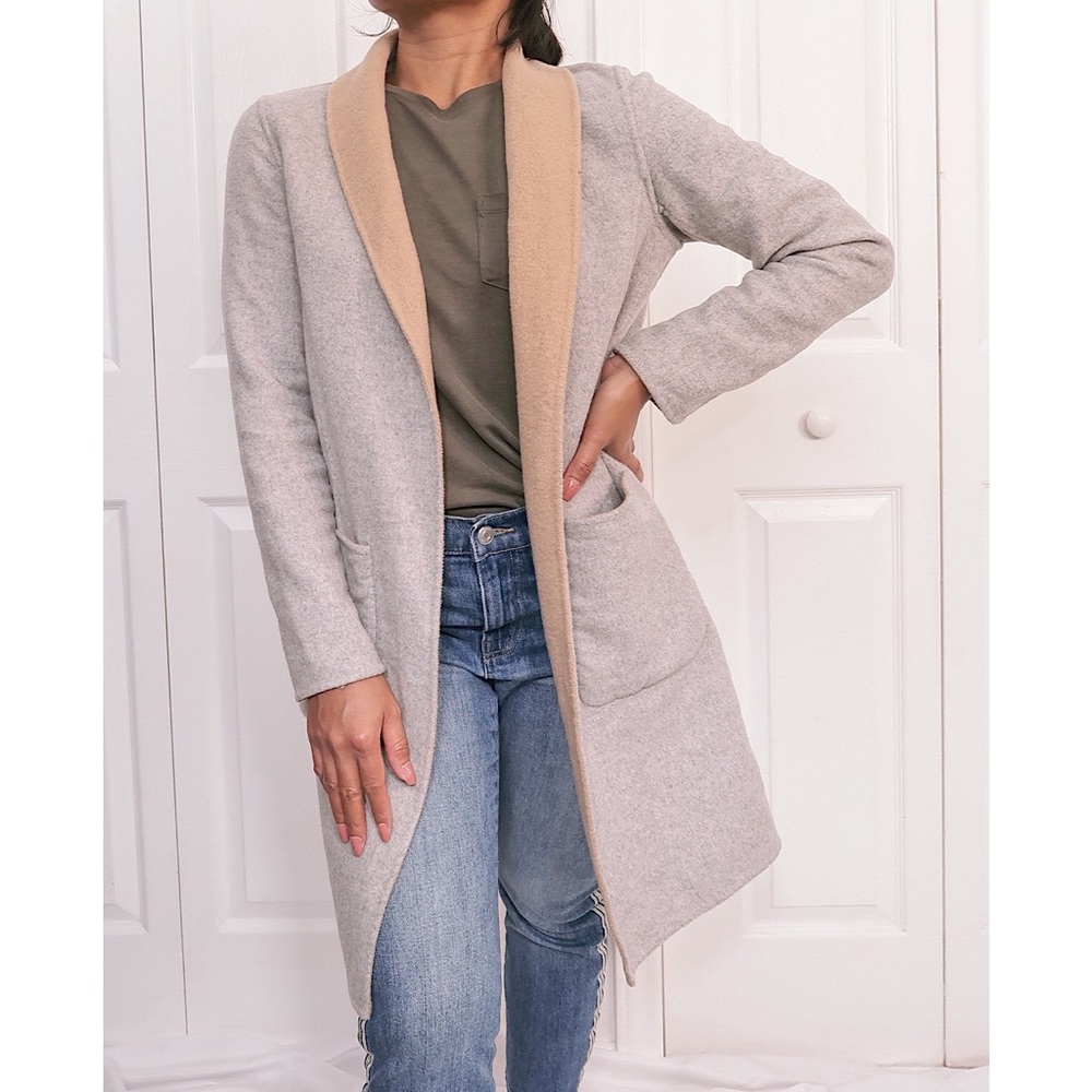 BANANA REPUBLIC Reversible 2 Sides Wool Jacket